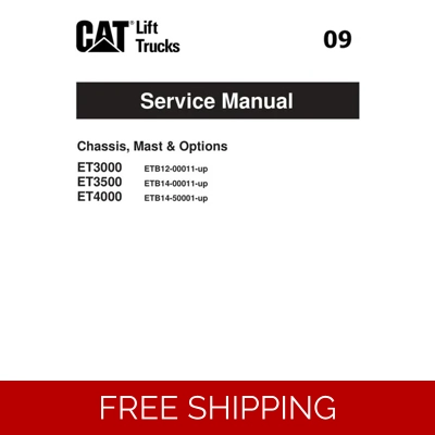 09 CATERPILLAR ET3000 FORK LIFT SERVICE REPAIR MANUAL 09 CATERPILLAR ET3000 FORK LIFT SERVICE REPAIR MANUAL